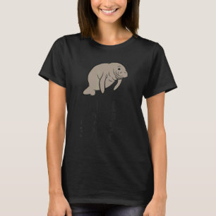 T-shirt J'Aime Les Manatees Et Peut-Être 3 Gens Manatee