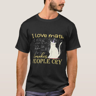 T-shirt J'Aime Les Maths Ça Fait Pleurer Les Gens Grumpy C