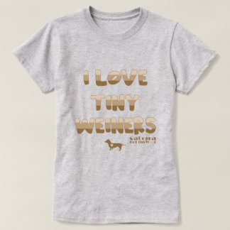 T-shirt J'Aime Les Minuscules Weiners