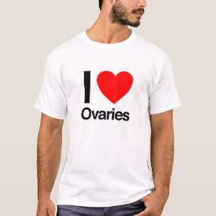 T-shirt j'aime les ovaires