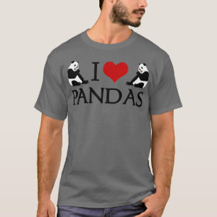 T-shirt J'Aime Les Panda Bears