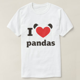 T-shirt J'aime les pandas