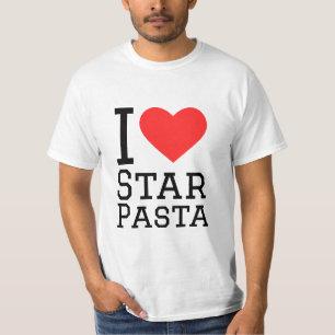 T-shirt J'aime les pâtes aux étoiles