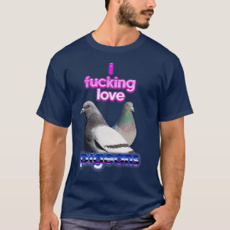 T-shirt J'aime les pigeons
