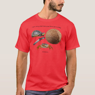 T-shirt J'aime les pirates et les tortues avec les couteau