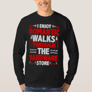 T-shirt J'aime les promenades romantiques à travers la qui