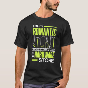 T-shirt J'aime les promenades romantiques à travers le mag
