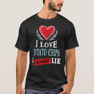 T-shirt J'Aime Les Puces De Pomme De Terre Je Ne Peux Pas