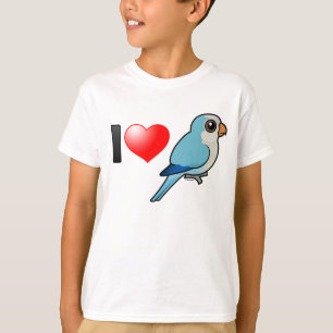T-shirt J'aime les quakers bleus