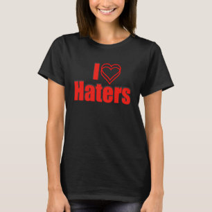 T-shirt J'aime les sarcastiques de mes haïers