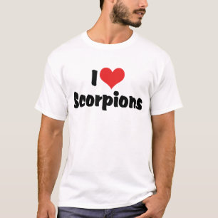 T-shirt J'aime les Scorpions de cœur