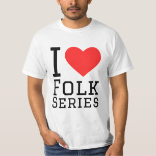 T-shirt J'aime les séries folkloriques
