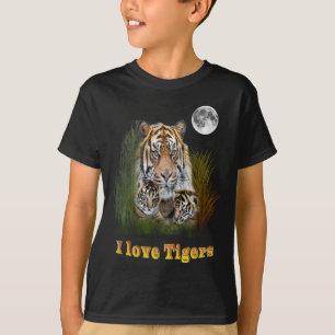 T-shirt J'aime les tigres
