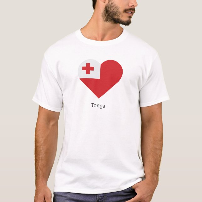 T-shirt J'aime les Tonga (Devant)