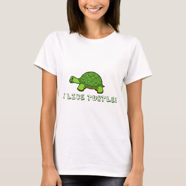 T-shirt J'Aime Les Tortues (Devant)