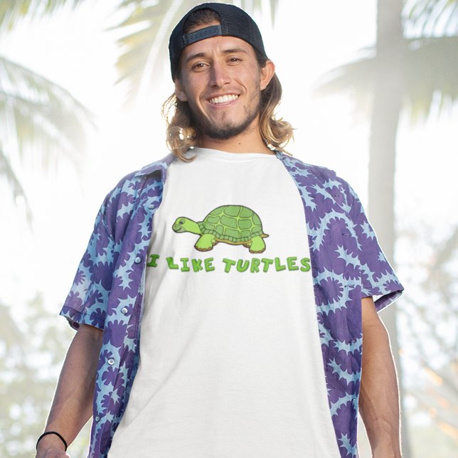 T-shirt J'Aime Les Tortues (Créateur téléchargé)
