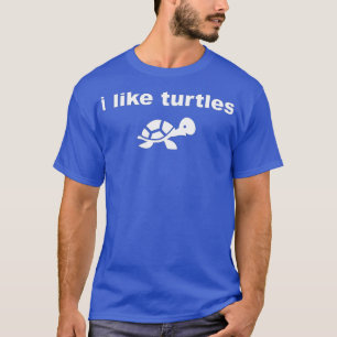 T-shirt J'Aime Les Tortues Mignonnes Turtle Pet