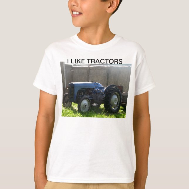 T-SHIRT J'AIME LES TRACTEURS (Devant)