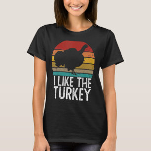 T-shirt J'Aime Les Turkeys Retro Vintage 80 les années 70