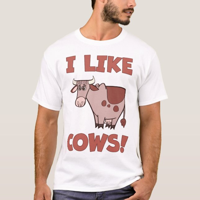 T-shirt J'Aime Les Vaches ! (Devant)