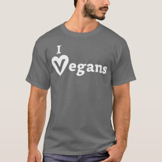 T-shirt J'aime les vegans drôle