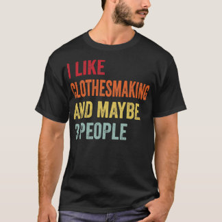 T-shirt J'Aime Les Vêtements Peut-Être 3 Personnes 1
