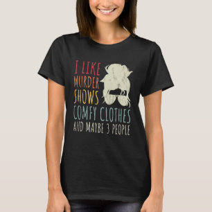 T-shirt J'Aime Les Vidéos De Meurtre Comfy Les Vêtements E