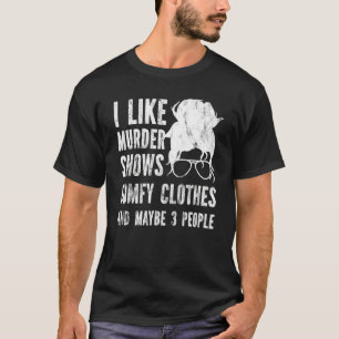 T-shirt J'Aime Les Vidéos De Meurtre Comfy Les Vêtements E