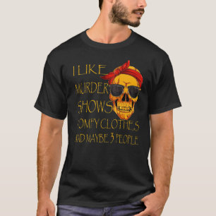 T-shirt J'Aime Les Vidéos De Meurtre Comfy Les Vêtements E