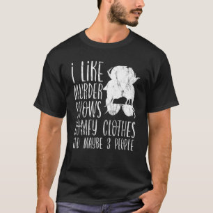 T-shirt J'Aime Les Vidéos De Meurtre Comfy Les Vêtements E