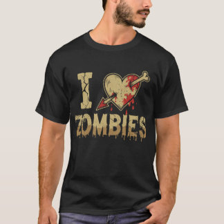 T-shirt J'aime les Zombies