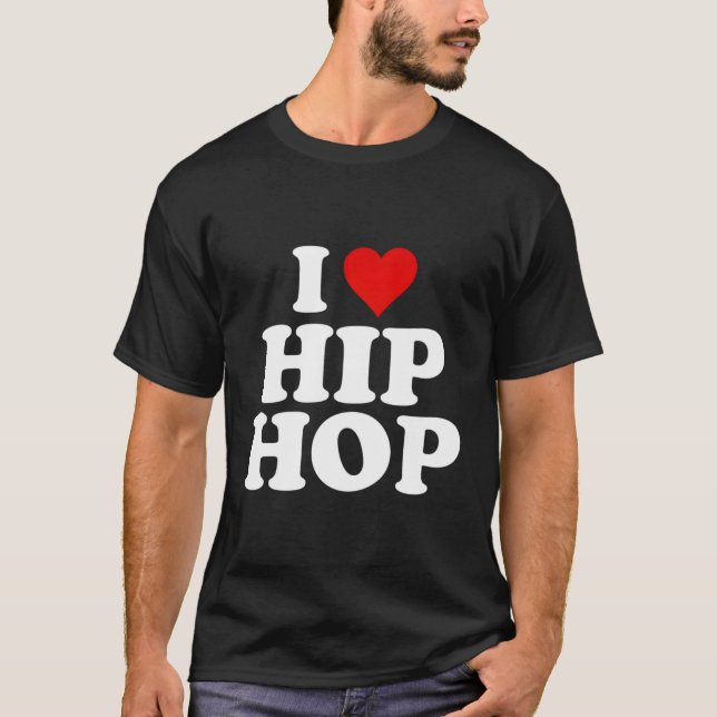 T-shirt J'aime l'Hip hop (Devant)