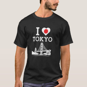 T-shirt J'aime l'humour de Tokyo Blague drôle Pont Gag Bla