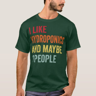 T-shirt J'Aime L'Hydroponique Peut-Être 3 Personnes