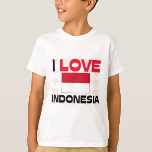 T-shirt J'aime l'Indonésie