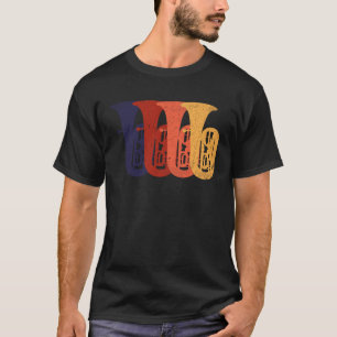 T-shirt J'aime l'instrument Tuba