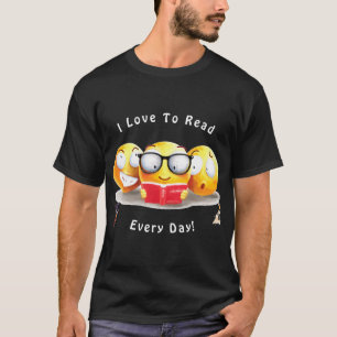 T-shirt J'Aime Lire Lecteur De Livres
