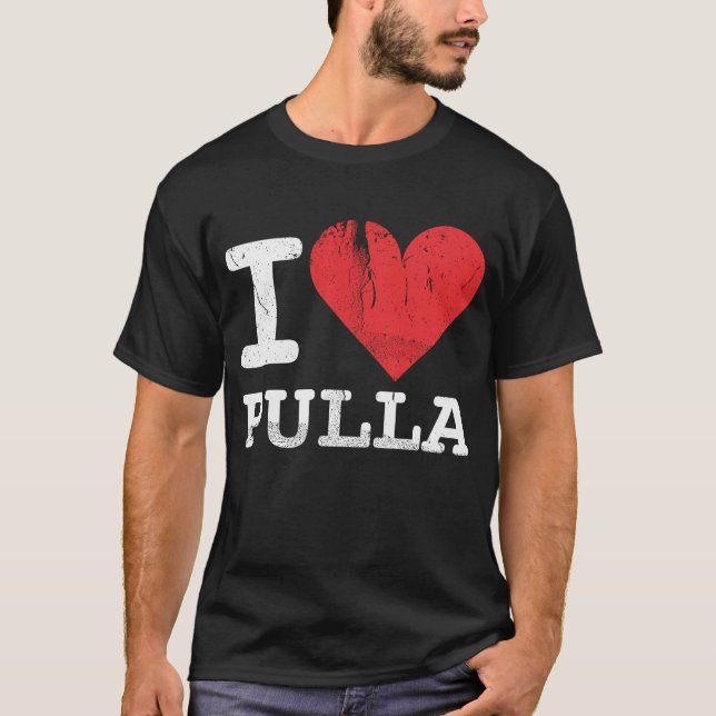 T-shirt J'aime l'obscurité de Pulla (Devant)