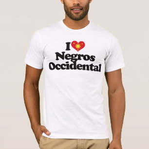 T-shirt J'aime l'Occidental de Negros