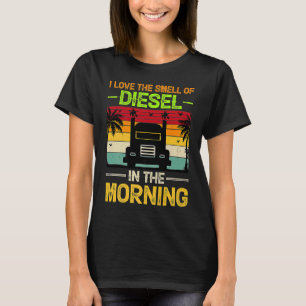 T-shirt J'aime l'odeur du diesel le matin