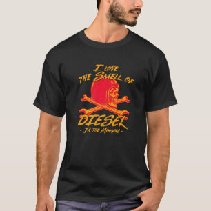 T-shirt J'Aime L'Odeur Du Véhicule Diesel Mécanique Auto S