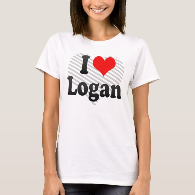 T-shirt J'aime Logan (Devant)