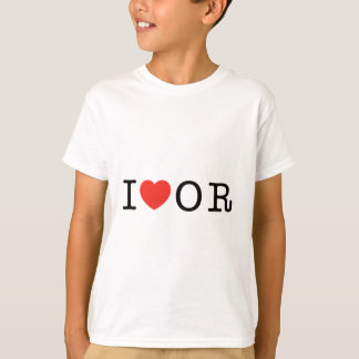 T-shirt J'AIME l'Orégon