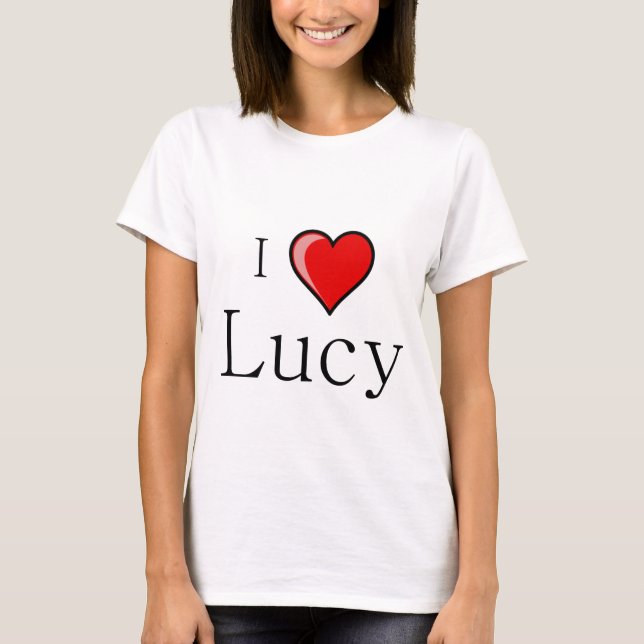 T-shirt J'aime Lucy (Devant)