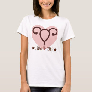 T-shirt J'aime l'utérus