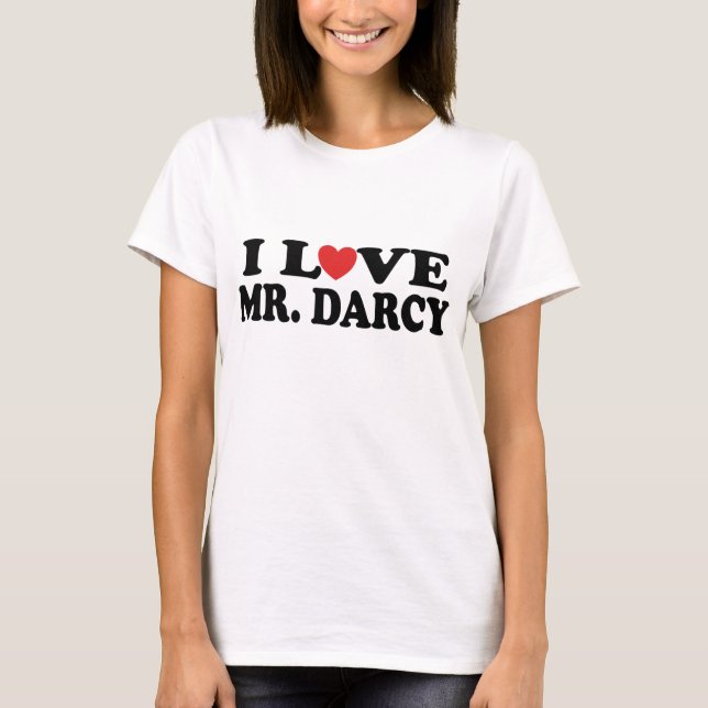 T-shirt J'aime M. Darcy (Devant)