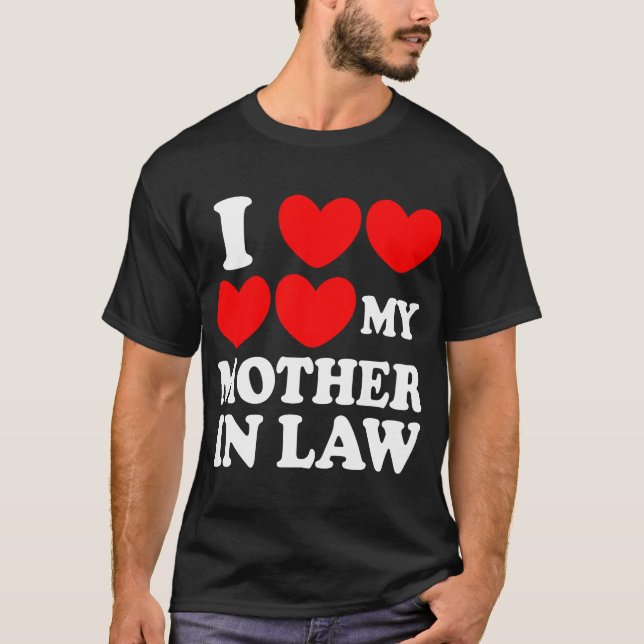 T-shirt J'aime ma belle-mère (Devant)