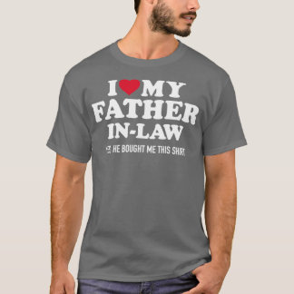 T-shirt J'aime ma belle-mère pour ma belle-fille