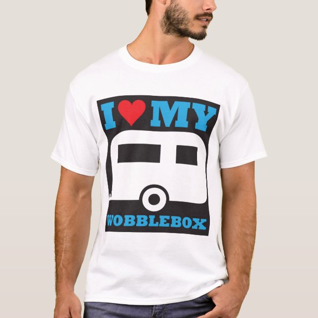 T-shirt J'aime ma boîte de shimmy (Devant)