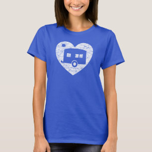 T-shirt J'aime ma caravane camping-car fourgonnette
